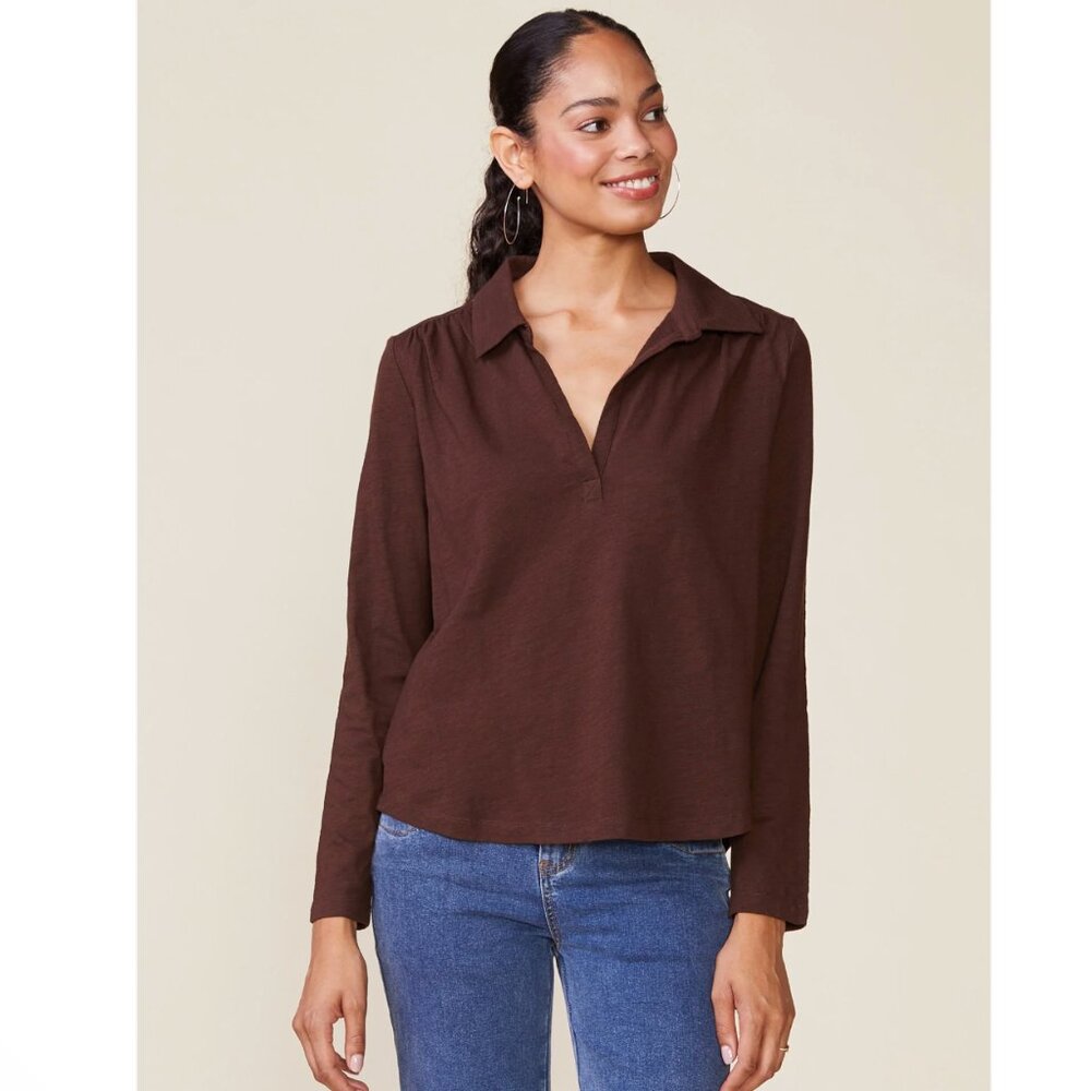 NWT Casual Brown Shirt